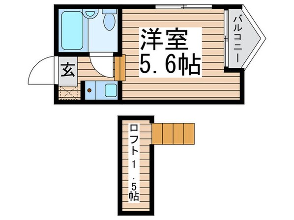 ウィスタリアの物件間取画像